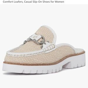 Donald Pliner Women's Hampton Leather Mules Foam - beige raffia
